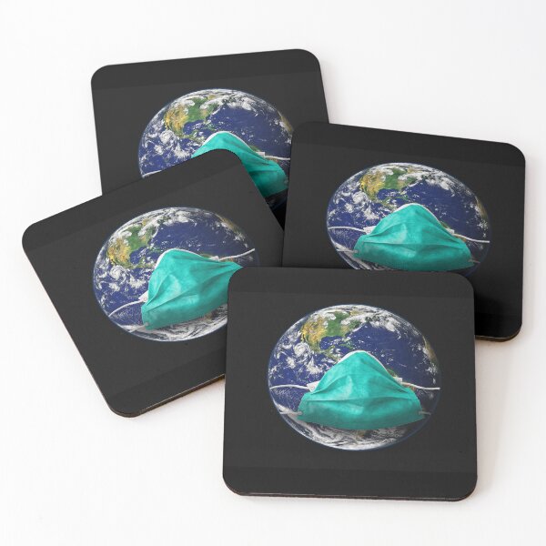 Item preview, Coronavirus Mask for the Earth designed and sold by KNBS.