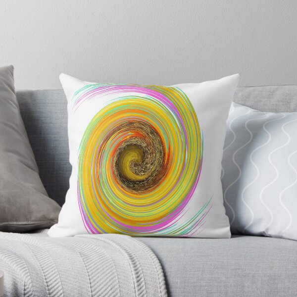 The whirl of life, w7.2a Throw Pillow