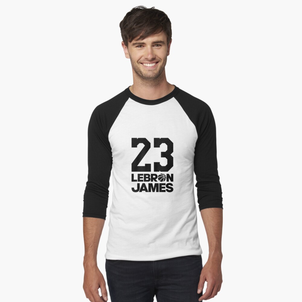 LONG SLEEVE BLACK Los Angeles Lebron James King James 23 T-shirt ADULT 