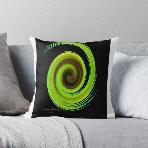 The whirl of life, w6.1b Throw Pillow