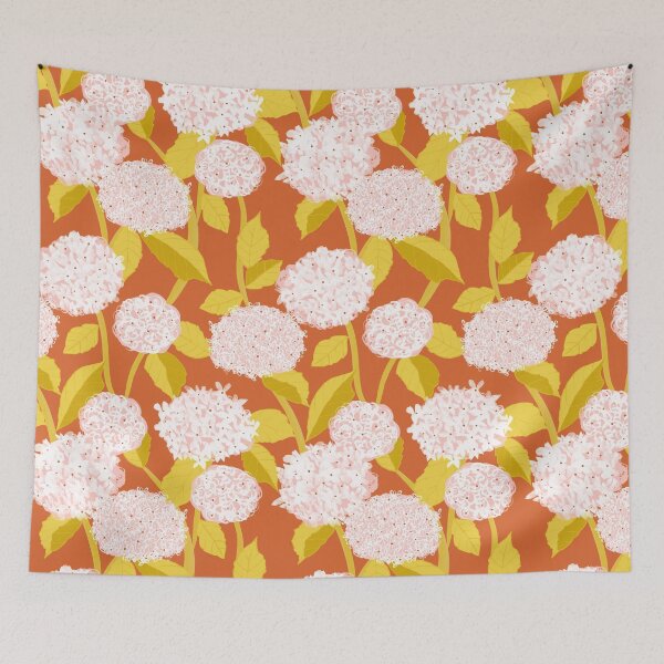 Item preview, Handpainted Hydrangea Floral Pattern designed and sold by gabrielleneil.