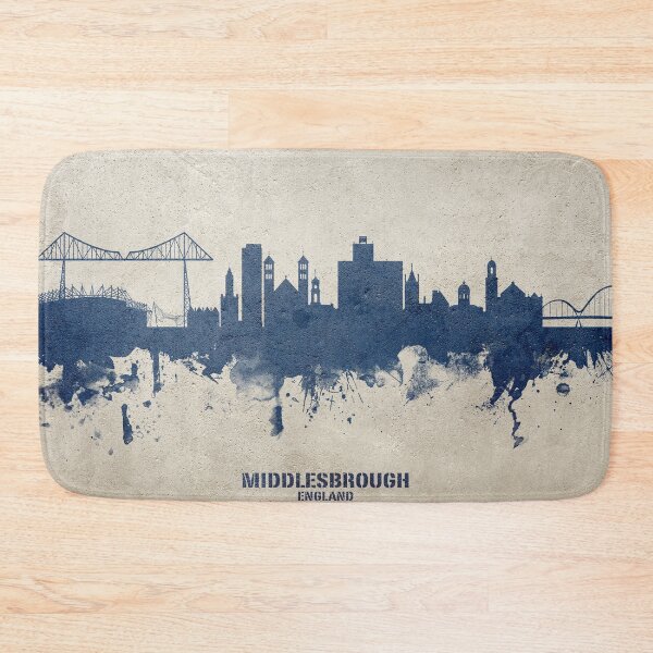 Item preview, Middlesbrough England Skyline designed and sold by ArtPrints.