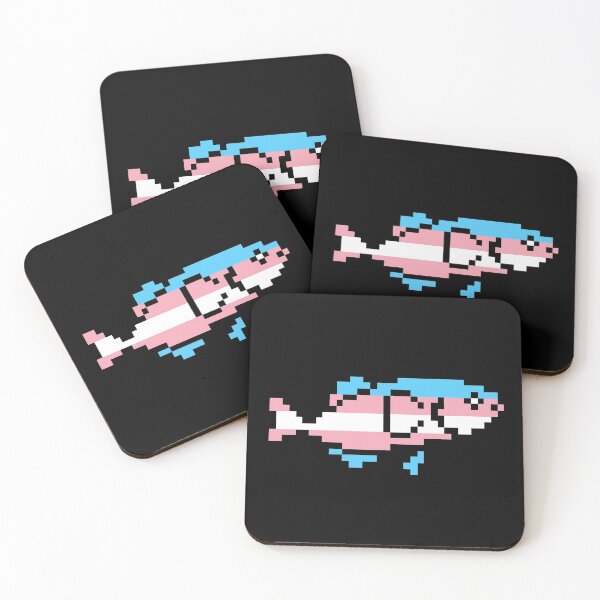 Item preview, Trans Pride Fish designed and sold by bethanyasmith42.