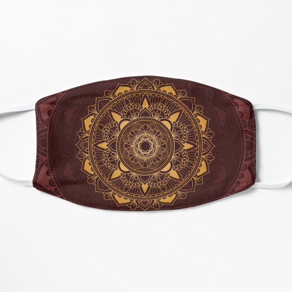 luxury mandala Flat Mask