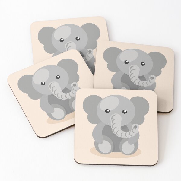 Item preview, Cute Little Elephant designed and sold by MonkeyBusinessC.