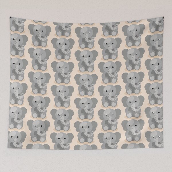 Item preview, Cute Little Elephant designed and sold by MonkeyBusinessC.