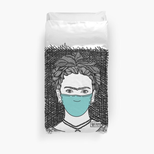 Frida wears it Duvet Cover