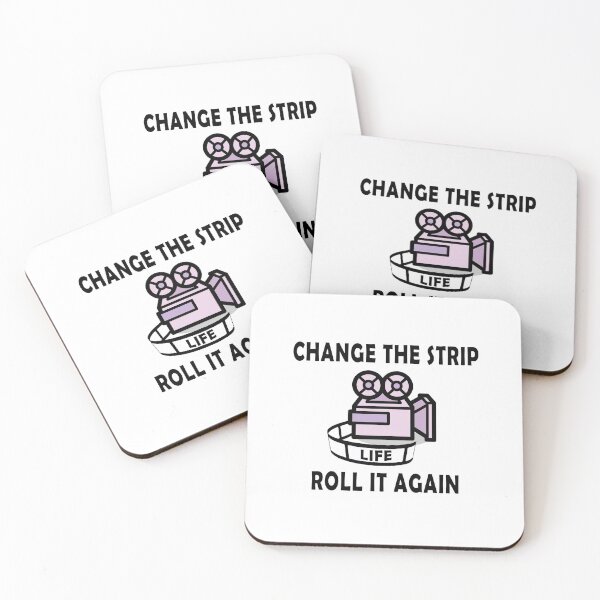 Item preview, Change the strip of Life & Roll it Again / Lifechanging quote / Motivational Gift / Items for cinema fans designed and sold by Polokat.