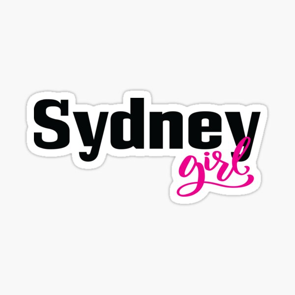"Sydney Girl City in Australia" Sticker by ProjectX23 Redbubble