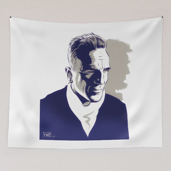 Item preview, Daniel Day Lewis - An illustration by Paul Cemmick designed and sold by TIGERDAVER.