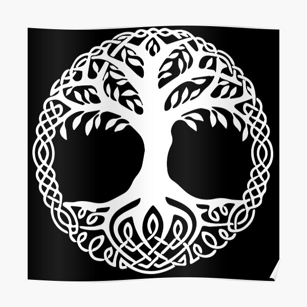 Tree Of Life Viking Symbol Posters 