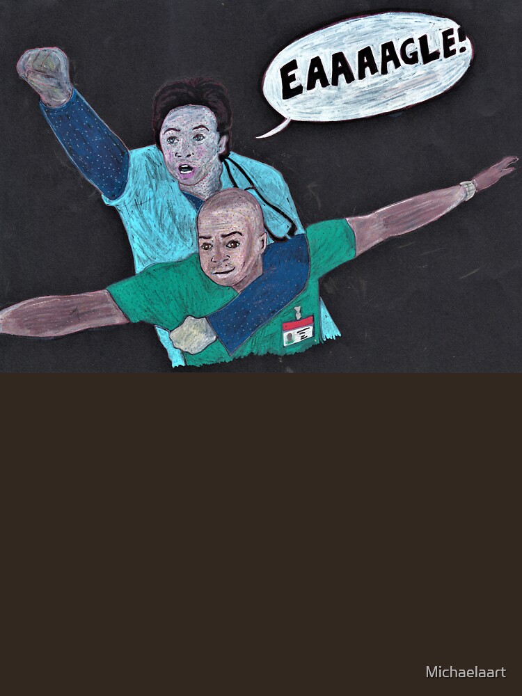 "Scrubs 'EAGLE' Turk and J.D" Tshirt for Sale by Michaelaart