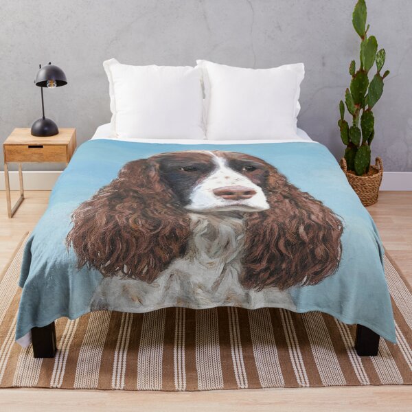 Item preview, English Springer Spaniel Painting Original Dog Art designed and sold by alpendesigns.