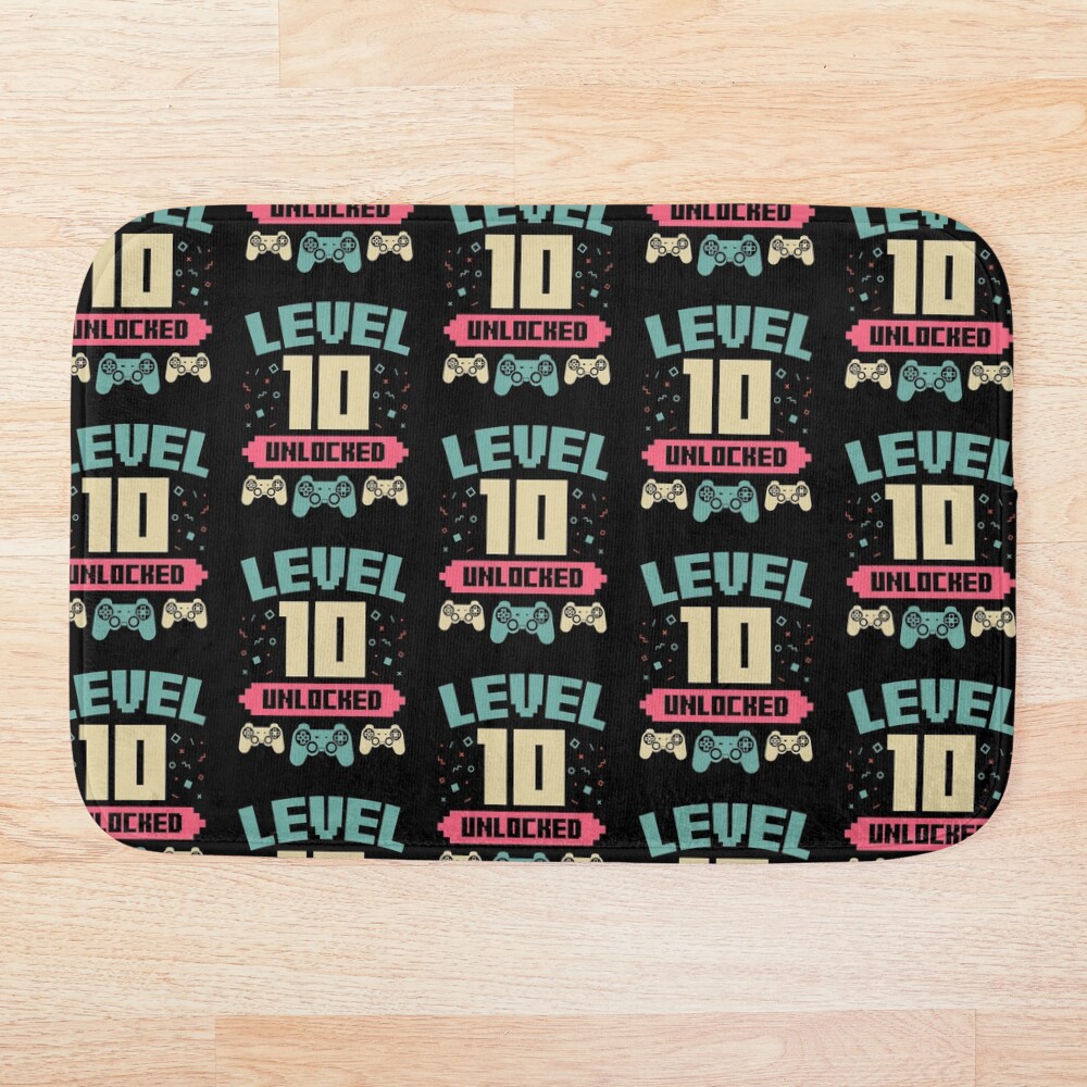 Level 10 Unlocked 10th Birthday Gift
