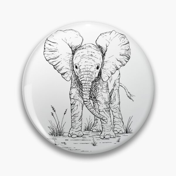 Item preview, "Baby Elephant" designed and sold by TheCollywobbles.