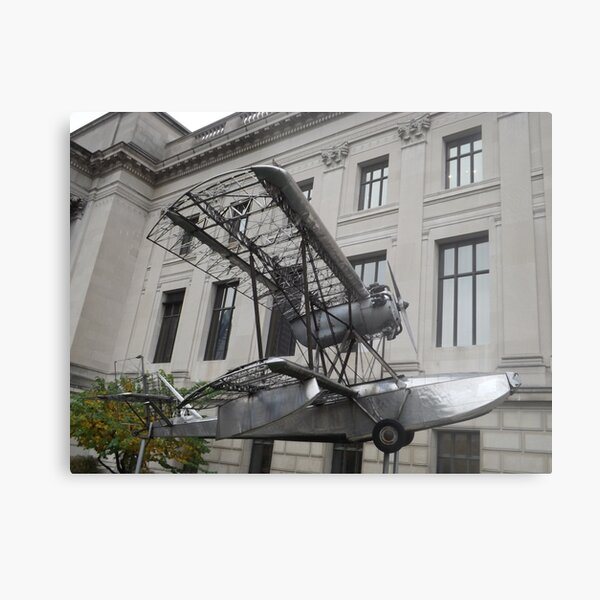Aperçu de l'œuvre Budd BB-1 Pioneer, Stainless Steel Plane, Franklin Institute Science Museum, Philadelphia, Pennsylvania créée et vendue par lenspiro.