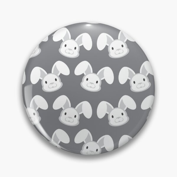 Item preview, Cute White Bunny on Gray background designed and sold by sigdesign.