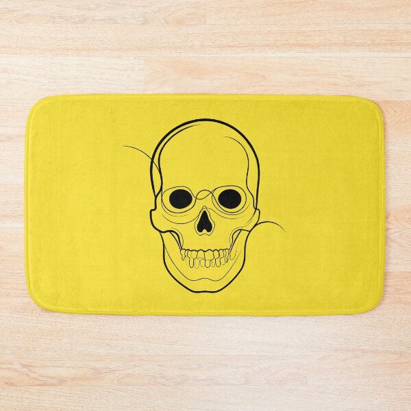 Item preview, Skull Drawing On Yellow designed and sold by Adam Regester.