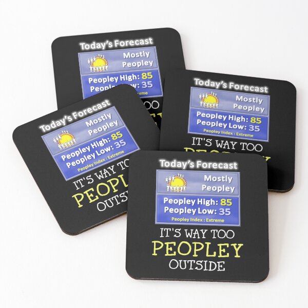 Item preview, Way Too Peopley Outside Funny Sayings Introvert Novelty designed and sold by T-minus.