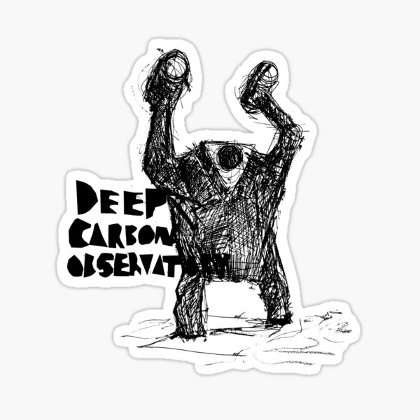 Item preview, deep carbon observatory GOLEM ATTACK designed and sold by ScrapPrincess.