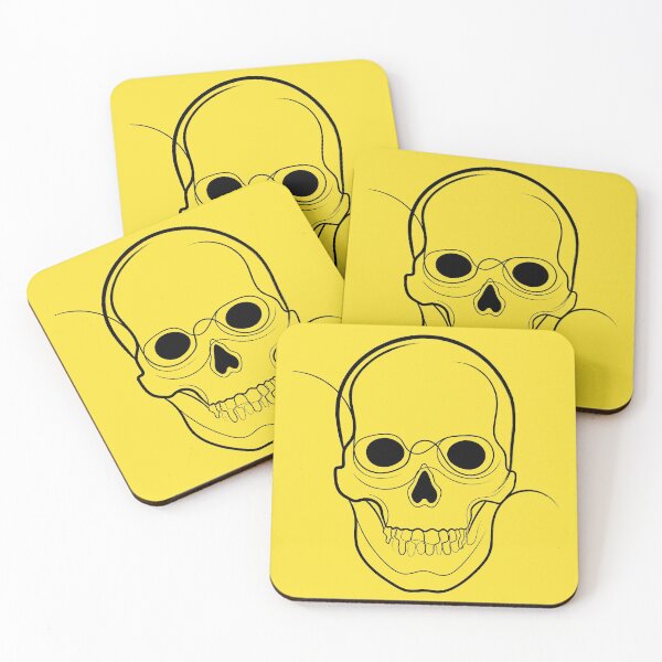 Item preview, Skull Drawing On Yellow designed and sold by Adam Regester.