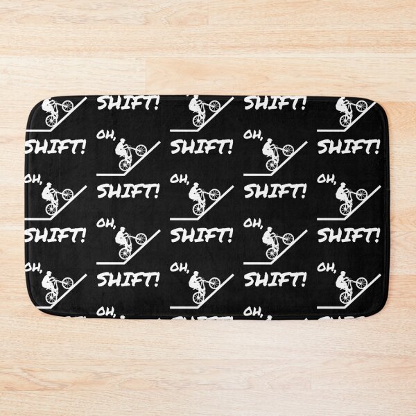 Item preview, Mountain Biker going uphill - Oh Shift! designed and sold by EstelleStar.