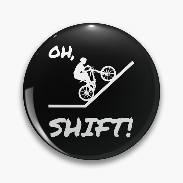 Artikelvorschau, Mountainbiker geht bergauf - Oh Shift! entworfen und verkauft von EstelleStar.