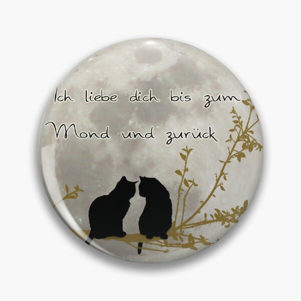 Item preview, Ich liebe dich bis zum Mond und zurück  designed and sold by Linda Lees.