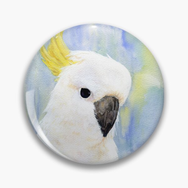 Item preview, Sulphur Crested Cockatoo Watercolour Painting by Heather Holland designed and sold by Heatherian.