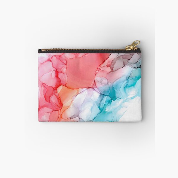 Item preview, Sunset Breeze Abstract: Original Alcohol Ink Painting designed and sold by herzart.
