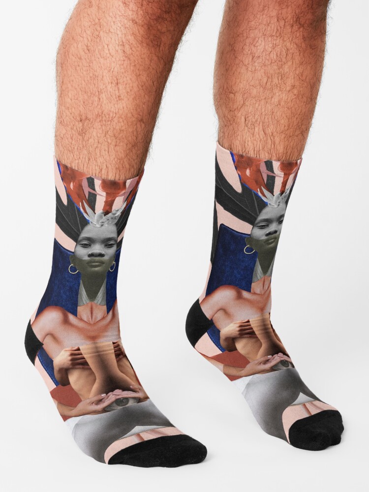 Thumbnail 3 of 5, Socks, Run The World (Girls) - Freedom, independence, woman, feminism designed and sold by Ilaria Antolini.