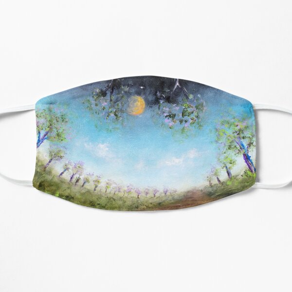 Surreal Landscape Boho Flat Mask