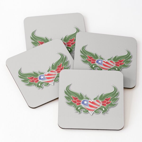 Item preview, Texas Flag in Heart with Wings designed and sold by MonkeyBusinessC.