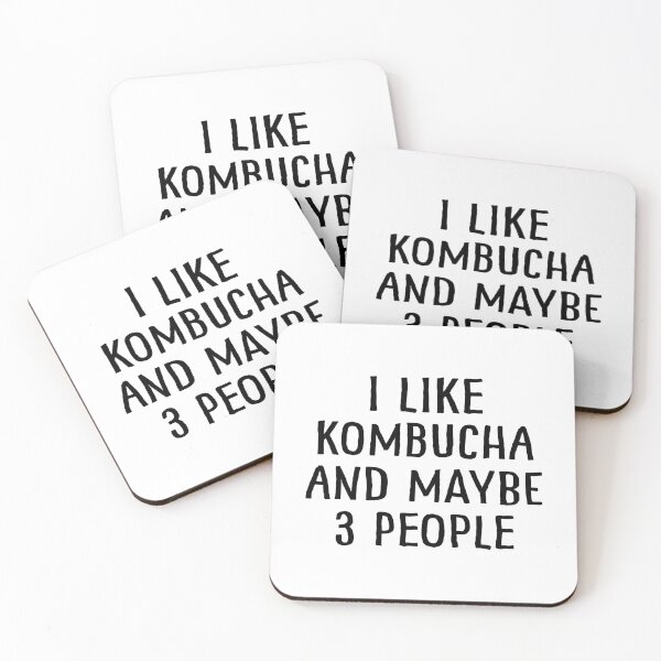 Item preview, I Like Kombucha and Maybe 3 People designed and sold by teesaurus.