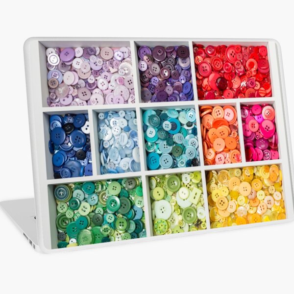Bright buttons... Laptop Skin