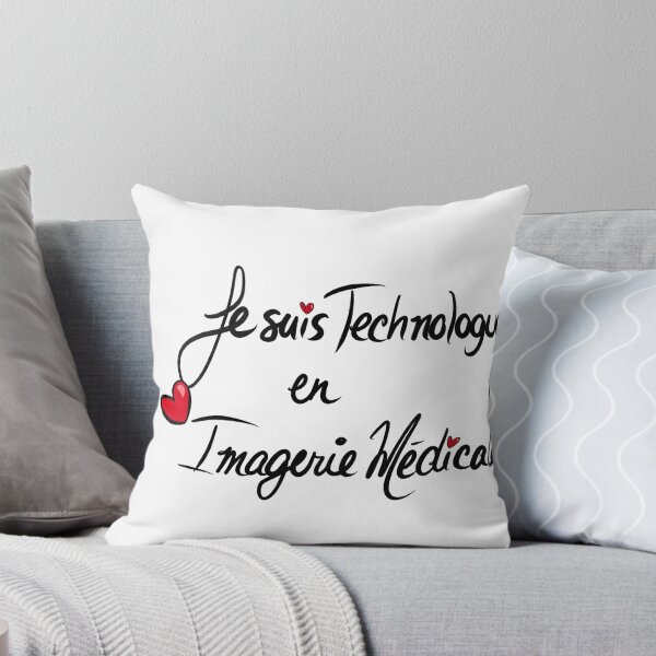 Medical imaging technologist Throw Pillow