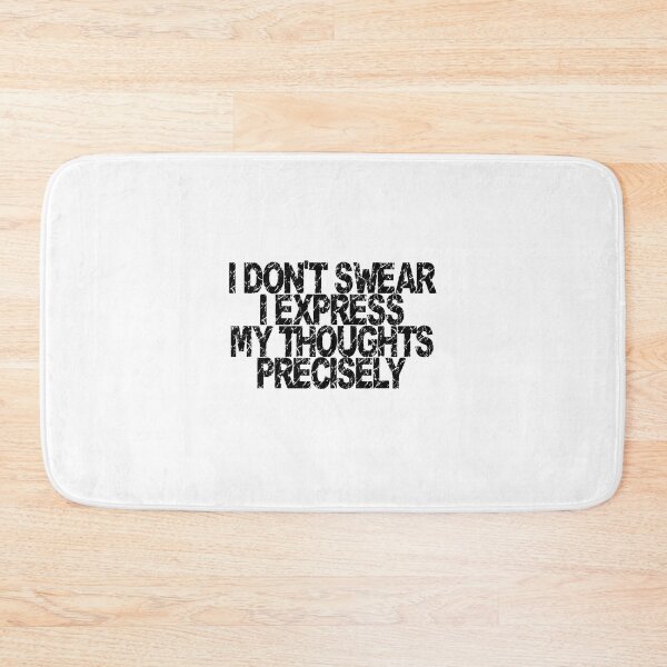 Item preview, I Don't Swear (grunge) designed and sold by chuckirina.