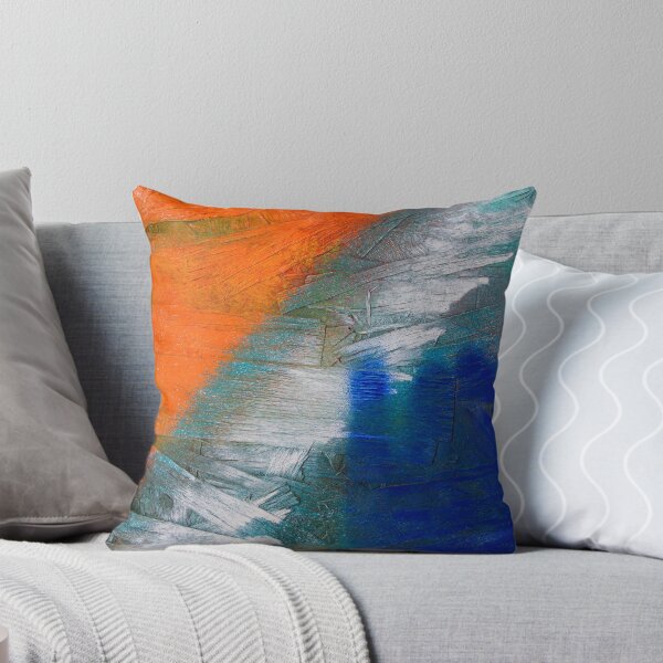 Aperçu de l'œuvre Graff orange et bleu créée et vendue par DiszBee.