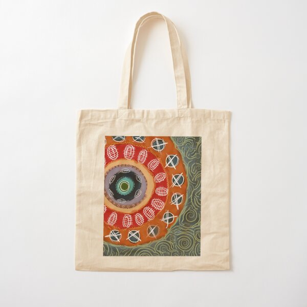 Circle upon Circle Cotton Tote Bag