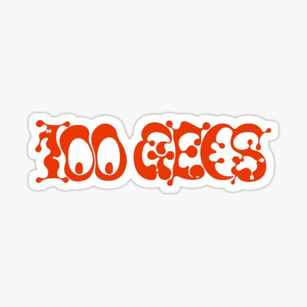 100 Gecs Logo Stickers | Redbubble