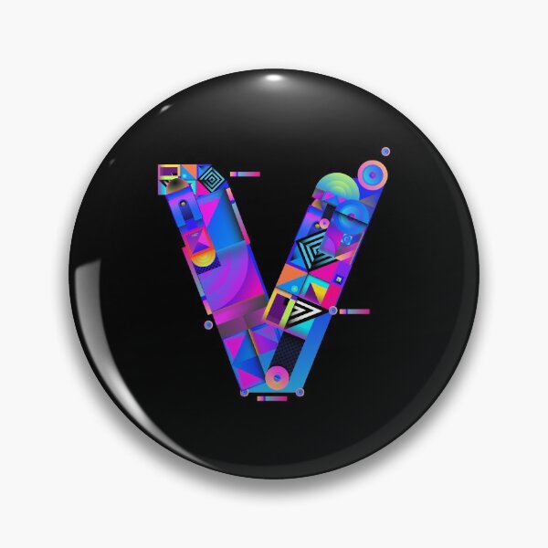 Item preview, Colorful Alphabet, Letter V designed and sold by Space-Bug.