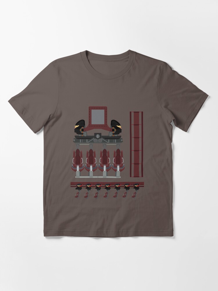 Alternate view of Nemesis Inferno Coaster Train Design Essential T-Shirt