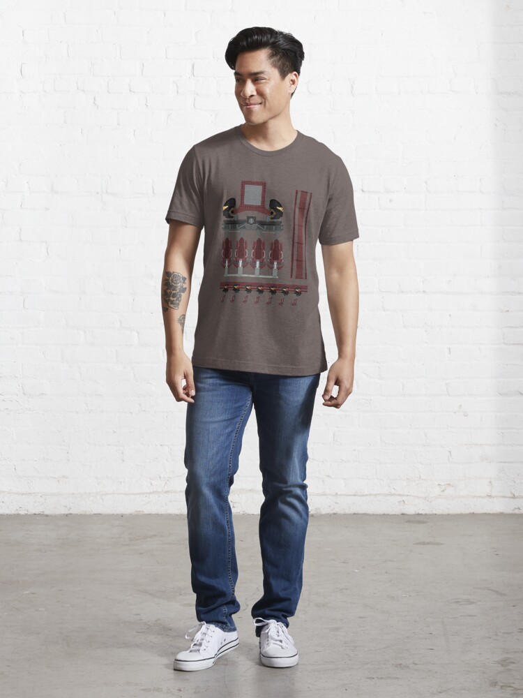 Alternate view of Nemesis Inferno Coaster Train Design Essential T-Shirt