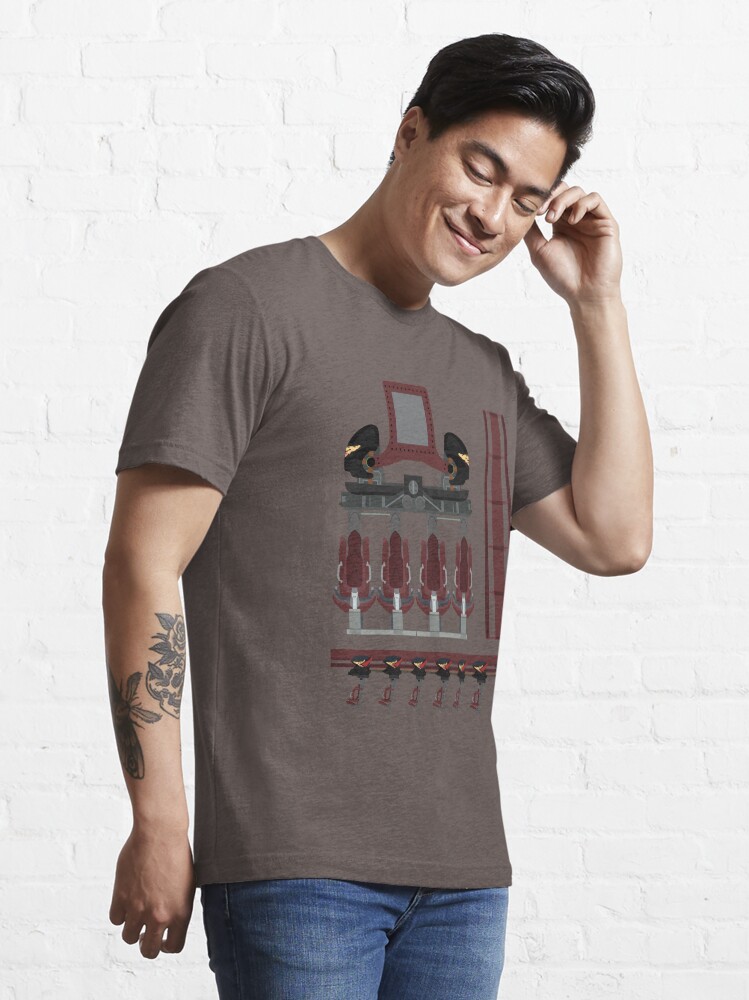 Alternate view of Nemesis Inferno Coaster Train Design Essential T-Shirt