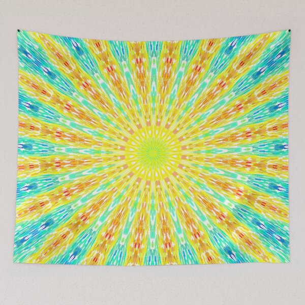 Item preview, Golden Sunburst Colorful Rays designed and sold by wenarts.