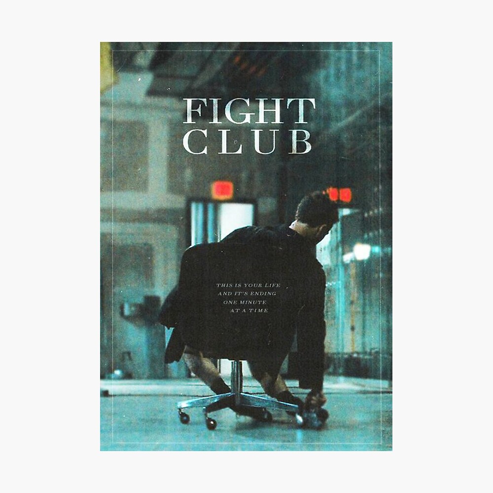 Fight Club Poster Metal Print By Davidbowie Redbubble