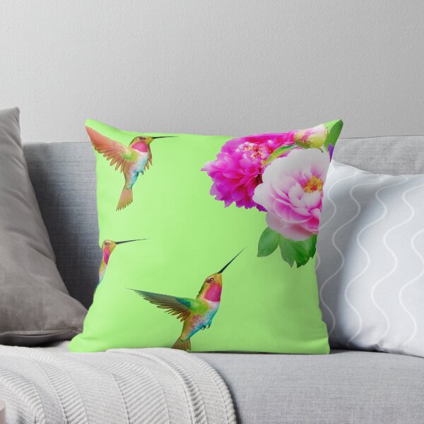 Item preview, Poeny & humming birds  designed and sold by Guy Christophe Tixier.