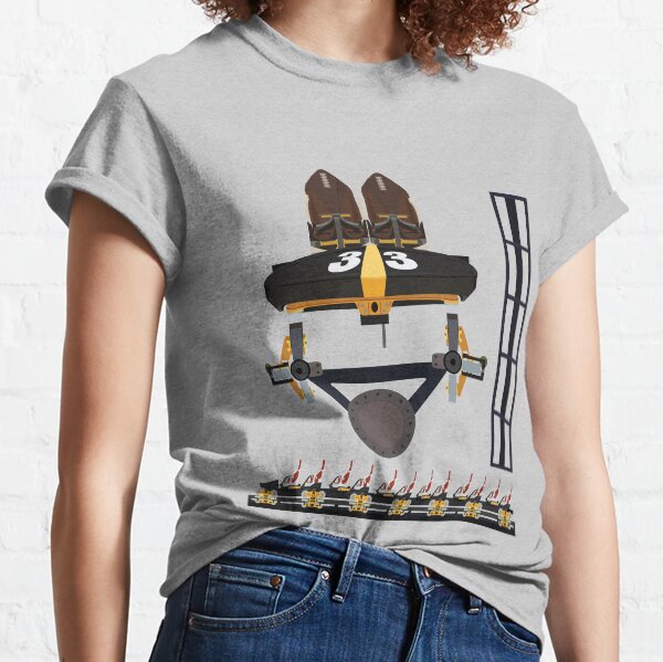 Steel Curtain Coaster Train Design - Kennywood Classic T-Shirt
