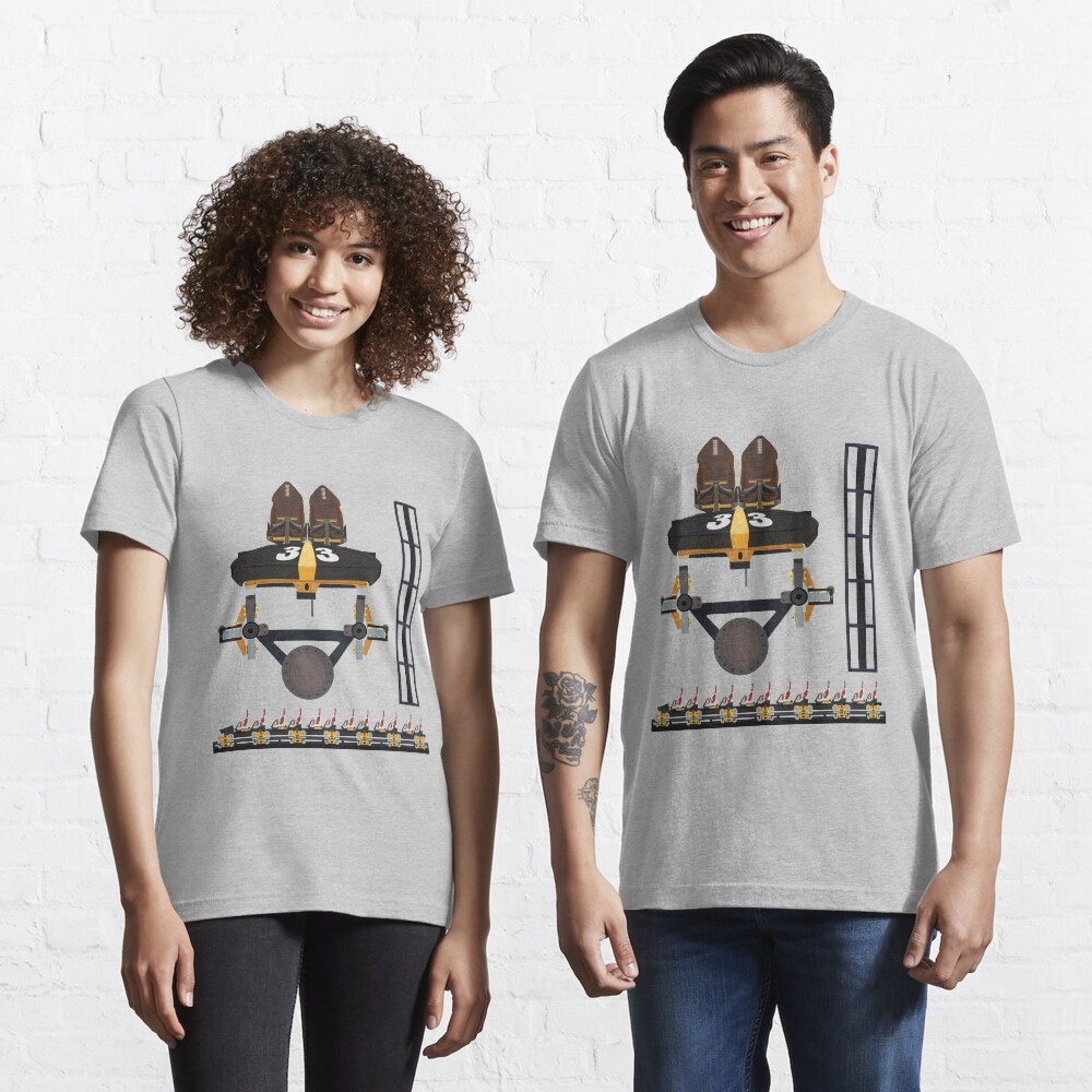 Steel Curtain Coaster Train Design - Kennywood Essential T-Shirt