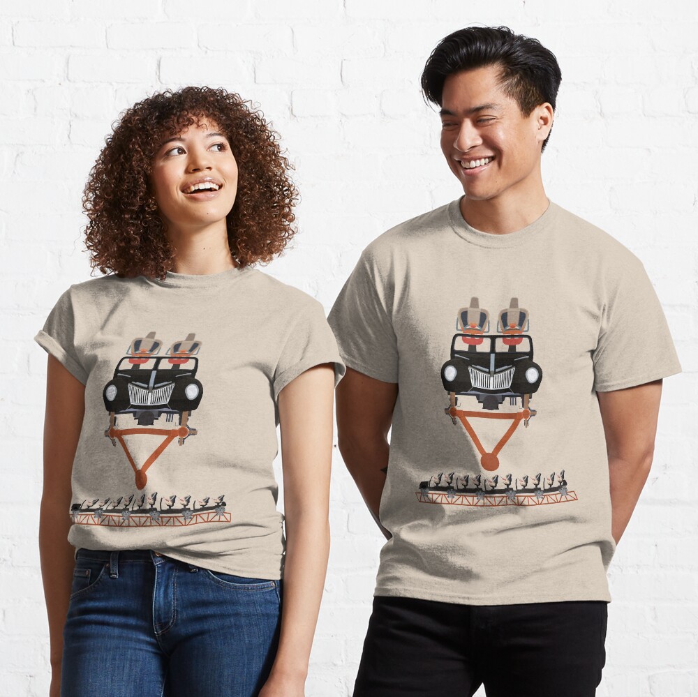 Copperhead Strike Coaster Train Design Classic T-Shirt